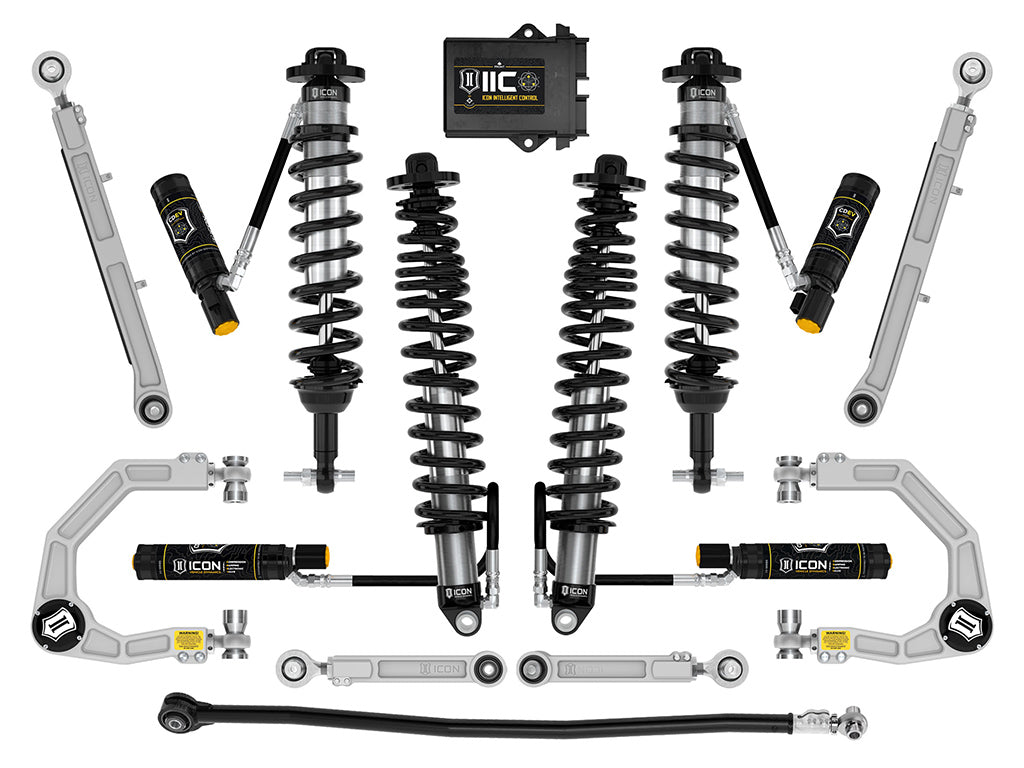 2021-2023 Ford Bronco Non-Sasquatch 3-4 Inch Lift Stage 8 Suspension System Billet Icon Vehicle Dynamics