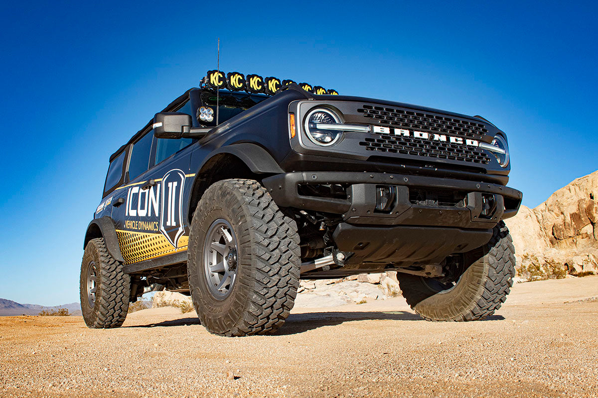 2021-2023 Ford Bronco Sasquatch 2-3 Inch Lift Stage 5 Suspension System Billet Icon Vehicle Dynamics