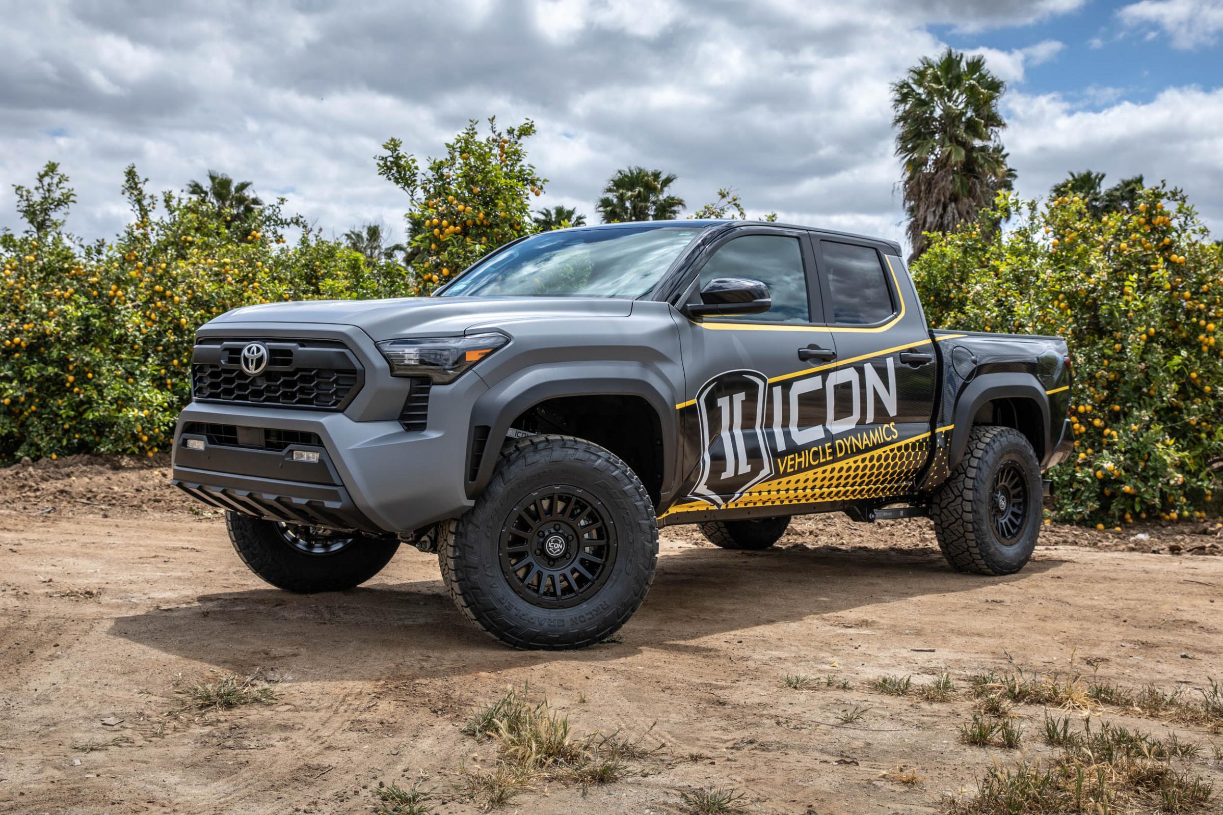 2024-2025 Toyota Tacoma 1.25-3 Inch Lift Stage 4 Suspension System Billet Icon Vehicle Dynamics