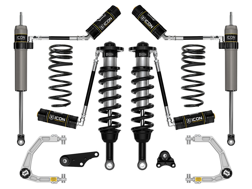 2024-2025 Toyota Tacoma 1.25-3 Inch Lift Stage 4 Suspension System Billet Triple Rate Rear Springs Icon Vehicle Dynamics
