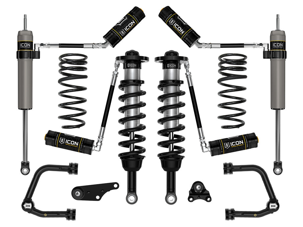 2024-2025 Toyota Tacoma 1.25-3 Inch Lift Stage 4 Suspension System Tubular Triple Rate Rear Springs Icon Vehicle Dynamics