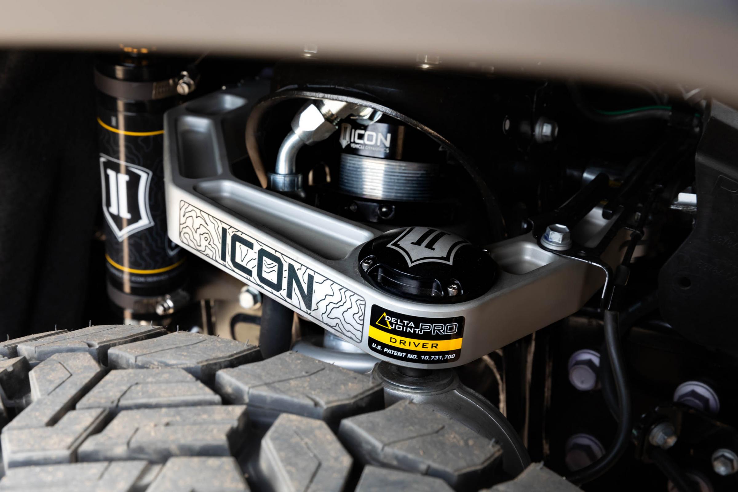 2024-2025 Toyota Tacoma 1.25-3 Inch Lift Stage 4 Suspension System Billet Icon Vehicle Dynamics