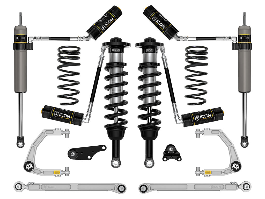 2024-2025 Toyota Tacoma 1.25-3 Inch Lift Stage 7 Suspension System Billet Triple Rate Rear Springs Icon Vehicle Dynamics