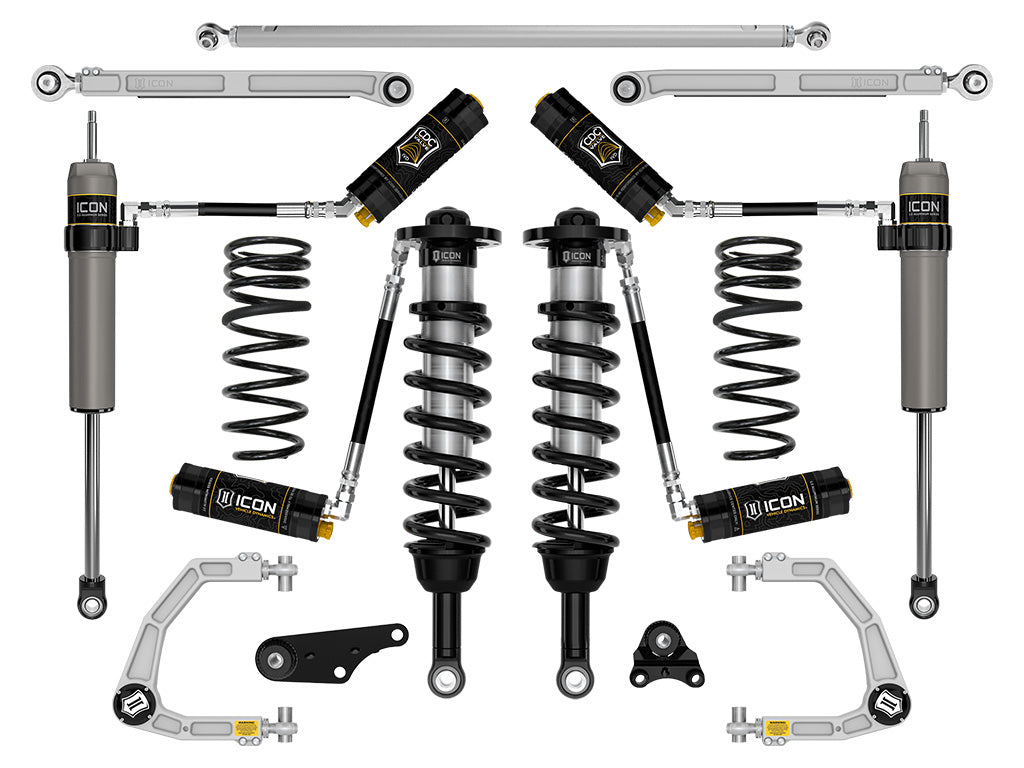 2024-2025 Toyota Land Cruiser 250 Series 1.25-3 Inch Lift Stage 8 Suspension System CDCV Billet Icon Vehicle Dynamics