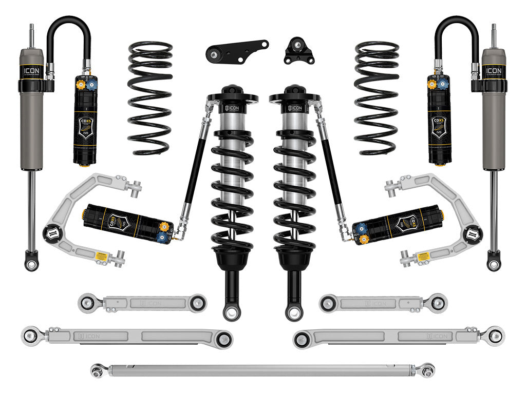 2025 Toyota 4Runner 4WD 1.25-3 Inch Lift Stage 11 Suspension System Billet Icon Vehicle Dynamics