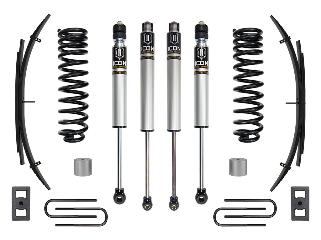 2023 Ford F-250/F-350 Super Duty 4WD Diesel 2.5 Inch Lift Stage 1 Suspension System W/ Expansion Packs Icon Vehicle Dynamics