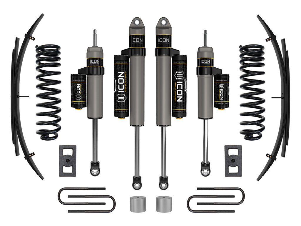 2023 Ford F-250/F-350 Super Duty 4WD Gas 2.5 Inch Lift Stage 2 Suspension System W/ Expansion Packs Icon Vehicle Dynamics