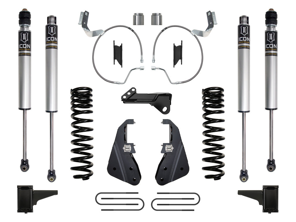 2023-2025 Ford F-250/F-350 Super Duty 4WD Gas 4.5 Inch Lift Stage 1 Suspension System Icon Vehicle Dynamics