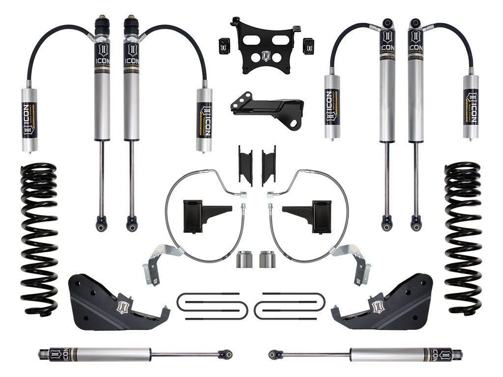 2023-2025 Ford F-250/F-350 Super Duty 4WD Gas 4.5 Inch Lift Stage 2 Suspension System Icon Vehicle Dynamics