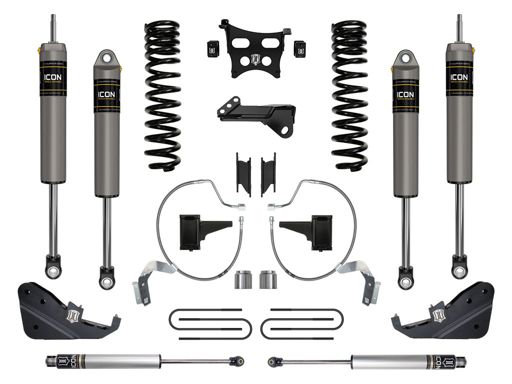 2023-2025 Ford F-250/F-350 Super Duty 4WD Gas 4.5 Inch Lift Stage 3 Suspension System Icon Vehicle Dynamics