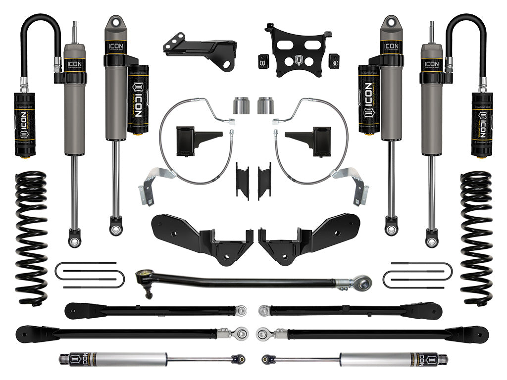 2023-2025 Ford F-250/F-350 Super Duty 4WD Diesel 4.5 Inch Lift Stage 6 Suspension System Icon Vehicle Dynamics