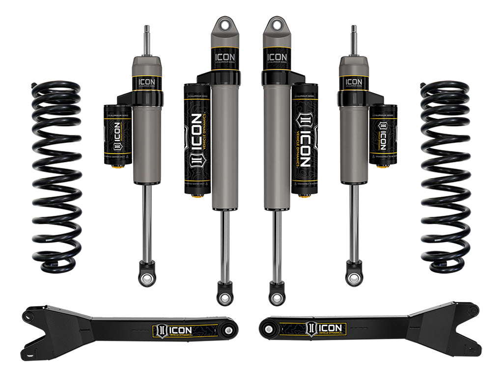 2023-2025 Ford F-250/F-350 Super Duty 4WD Gas 2.5 Inch Lift Stage 2 Suspension System W/ Radius Arms Icon Vehicle Dynamics