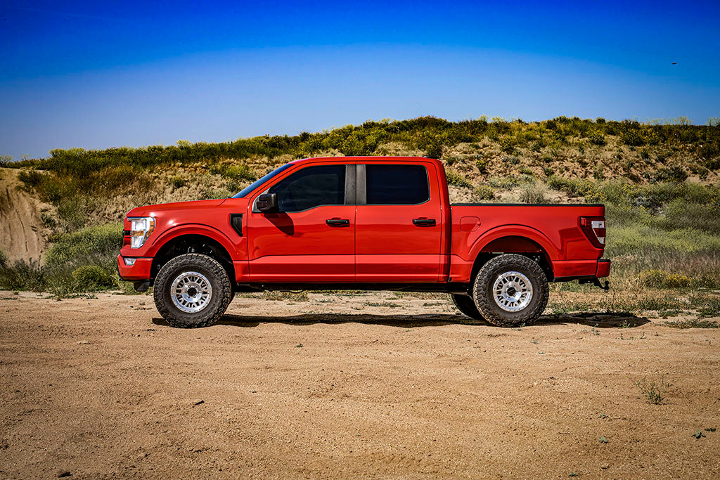 2021-2024 Ford F-150 4WD 3.5-4.5 Inch Lift Stage 4 Suspension System Tubular CDCV W/ Leaf Packs Icon Vehicle Dynamics