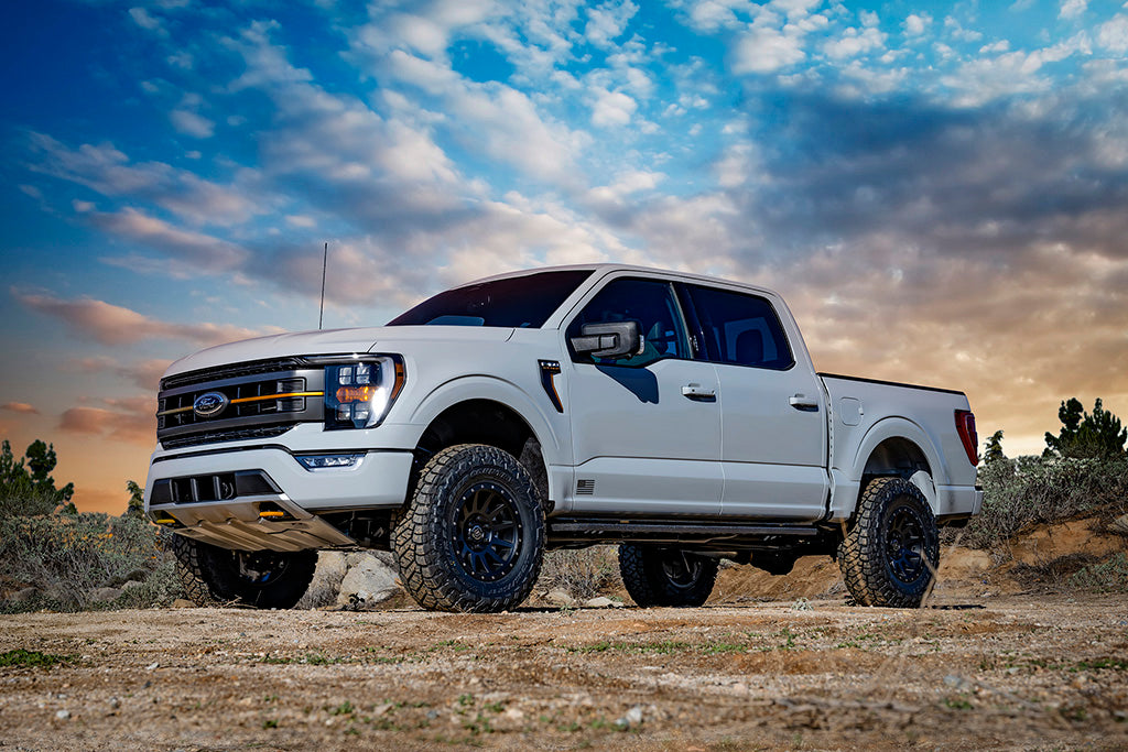2021-2024 Ford F-150 Tremor 2.5-3 Inch Lift Stage 4 Suspension System Billet CDCV W/ Leaf Packs Icon Vehicle Dynamics