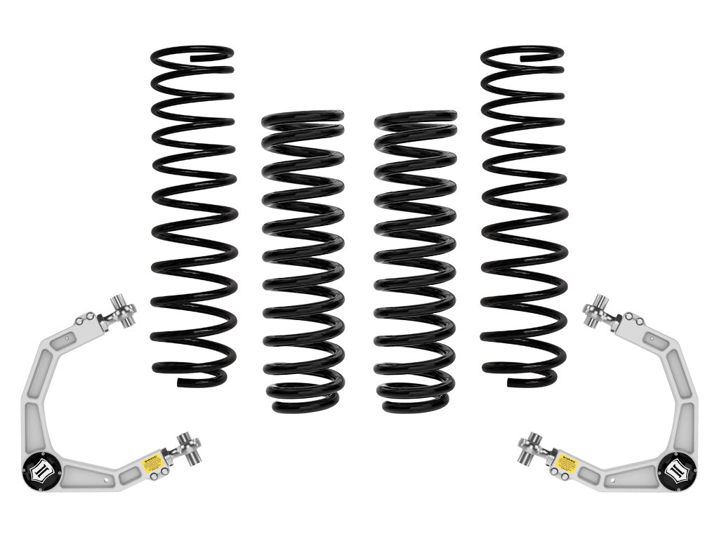 2021-2025 Ford F-150 Raptor 2-2.25 Inch Lift Stage 2 Suspension System Overland Rear Springs Icon Vehicle Dynamics