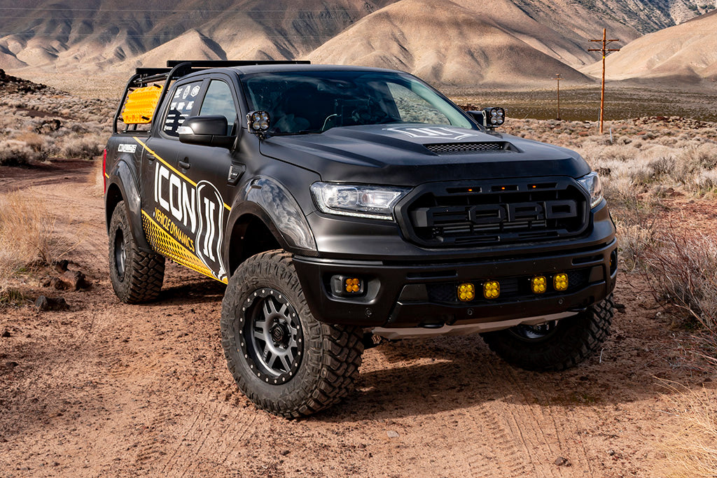 19-21 Ford Ranger 0-3.5 Inch Lift Stage 4 Susp System Tubular UCA Al Knuckle Icon Vehicle Dynamics
