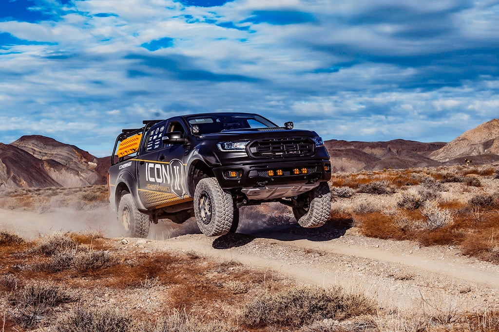 19-21 Ford Ranger 0-3.5 Inch Lift Stage 4 Susp System Tubular UCA Al Knuckle Icon Vehicle Dynamics