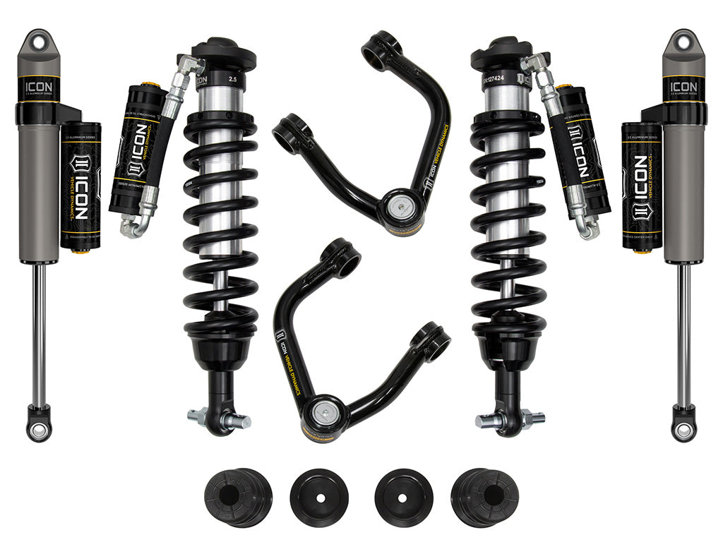 19-21 Ford Ranger 0-3.5 Inch Lift Stage 4 Susp System Tubular UCA Al Knuckle Icon Vehicle Dynamics