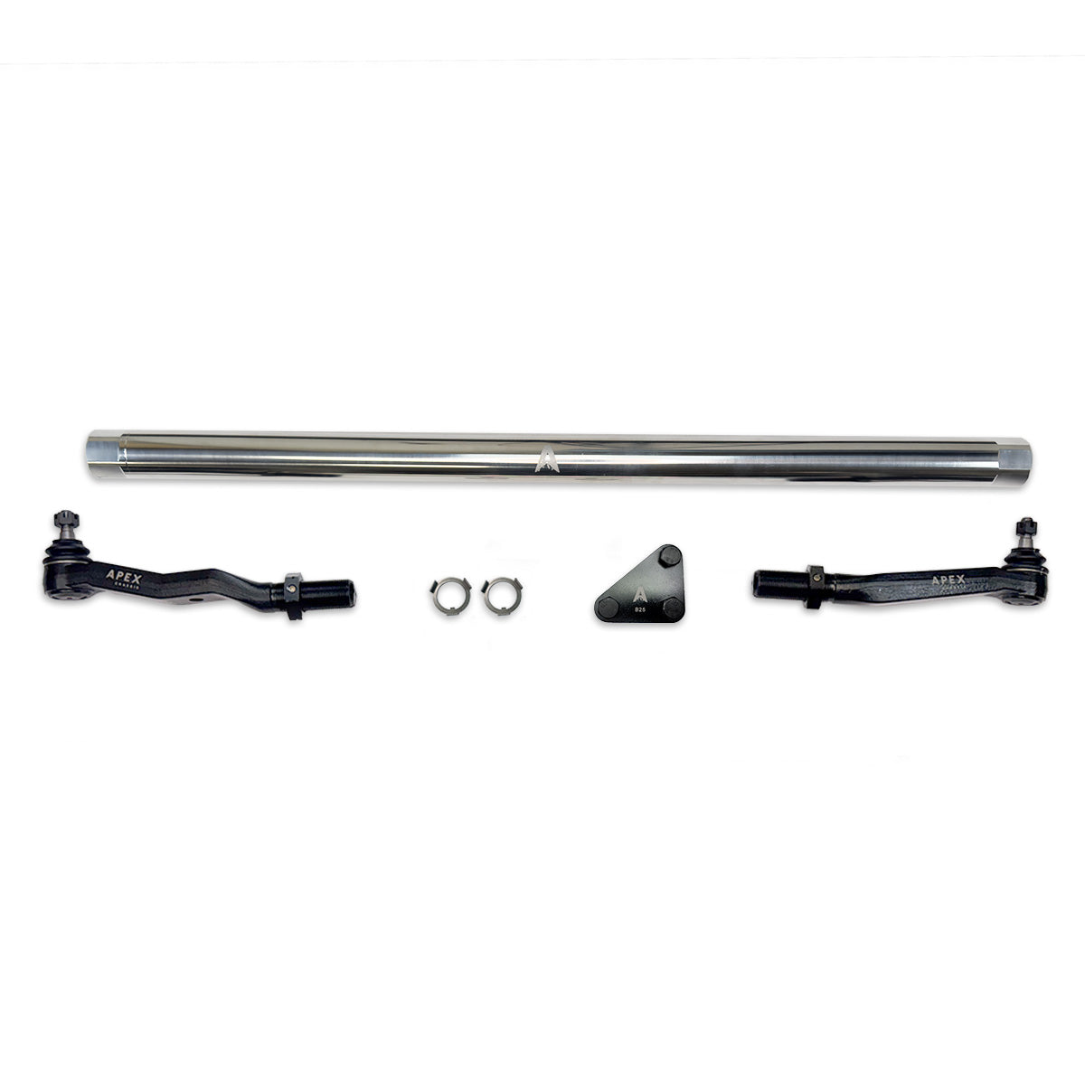 Heavy Duty ProLock Polished Aluminum Tie Rod Assembly Fits: 14-24 Ram 2500/3500 Apex Chassis