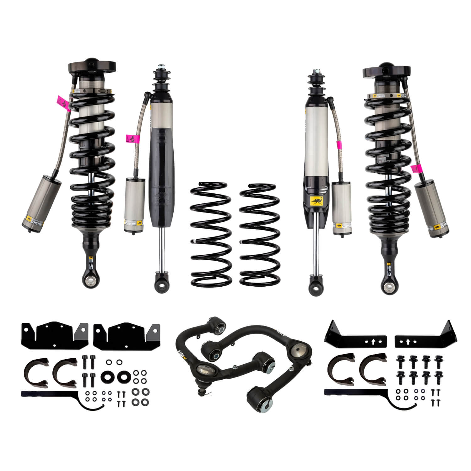 08-21 Toyota Land Cruiser Heavy Load Suspension Kit with BP-51 Shocks and Upper Control Arms Heavy Load