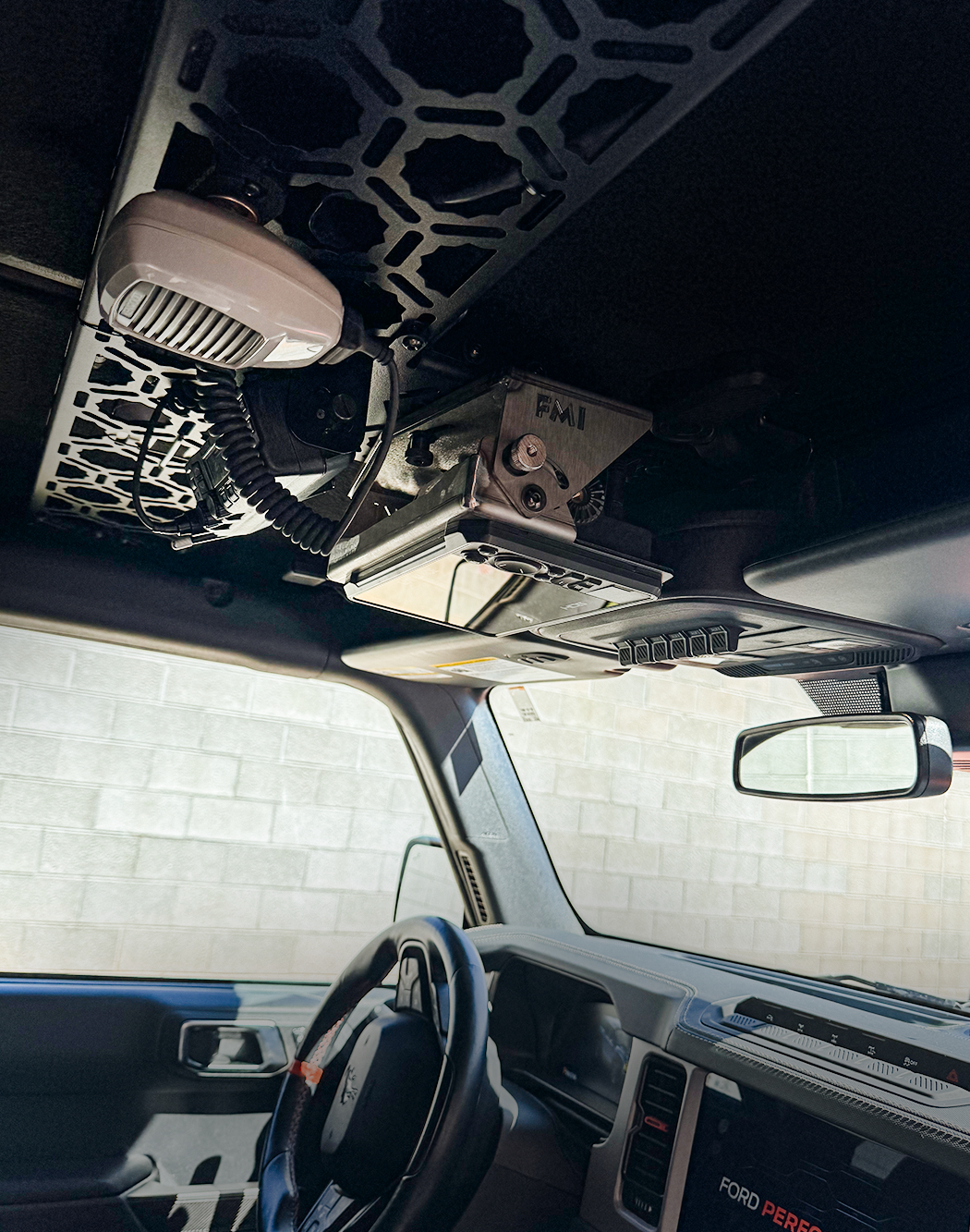Foutz Motorsports Fold Down Lowrance HDS7-LIVE GPS Mount - Roof Mount 2022-2026 Ford Bronco Raptor 2021-2026 Ford Bronco
