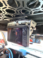 Foutz Motorsports Fold Down Lowrance HDS7-CARBON GPS Mount - Roof Mount 2022-2026 Ford Bronco Raptor 2021-2026 Ford Bronco