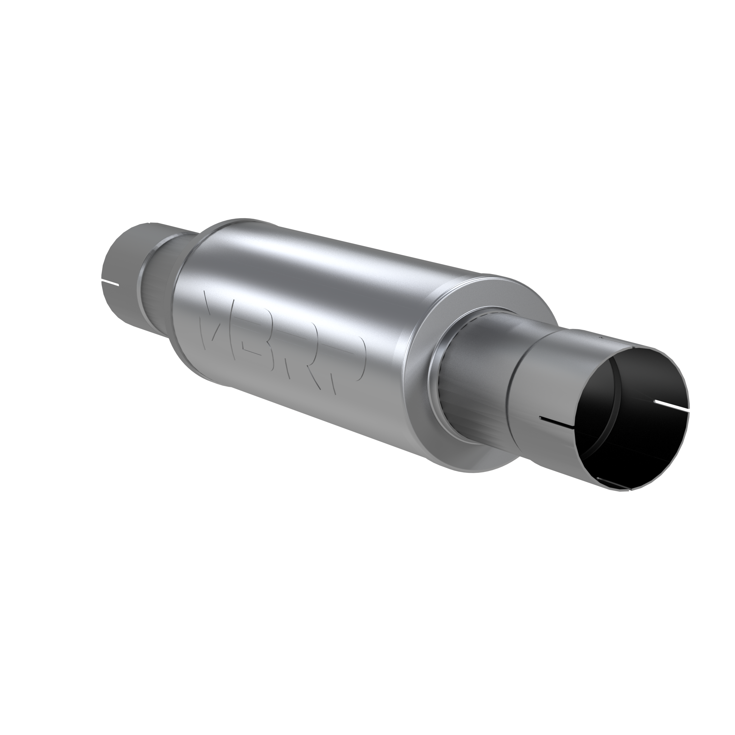 Muffler 4 Inlet /Outlet 24 Inch Body 30 Inch Overall Aluminized Steel MBRP