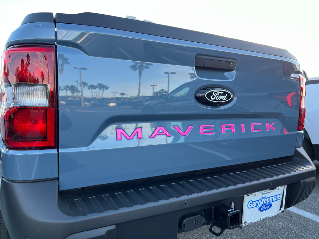 Tailgate Letter Inserts Fits 2022-2026 Ford Maverick