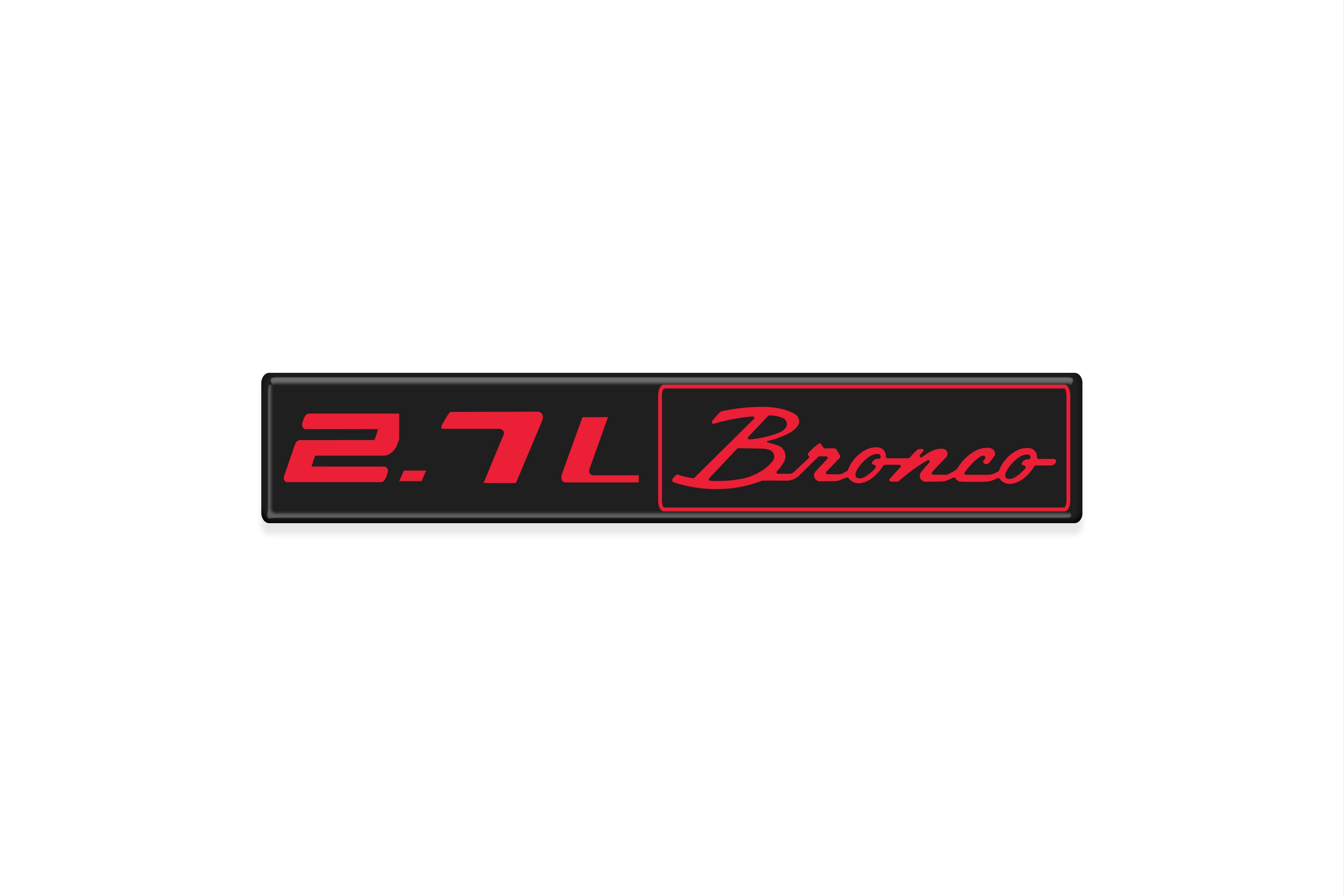 Engine Badge Fits 2021-2026 Ford Bronco