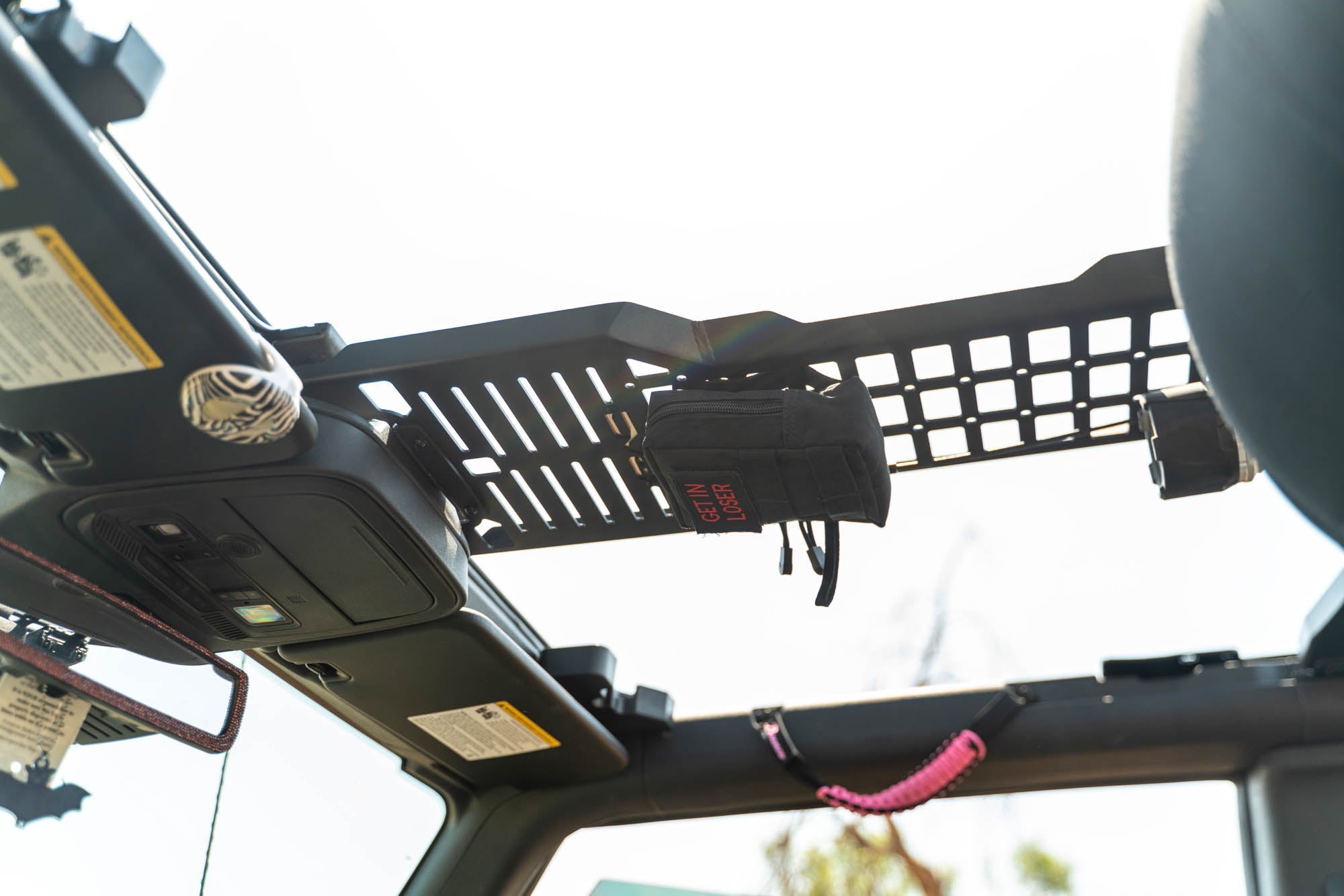 2021 2025 Ford Bronco 2 Door Overhead Molle Panel DV8 Offroad