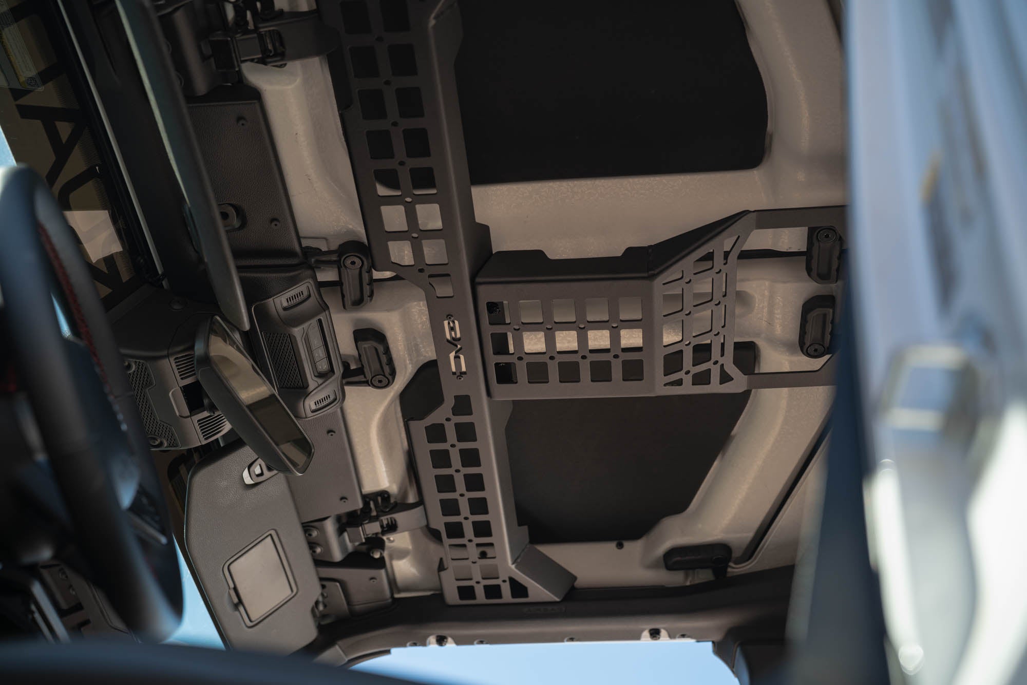 2018 2025 Jeep Wrangler & Gladiator Overhead Molle Panel DV8 Offroad