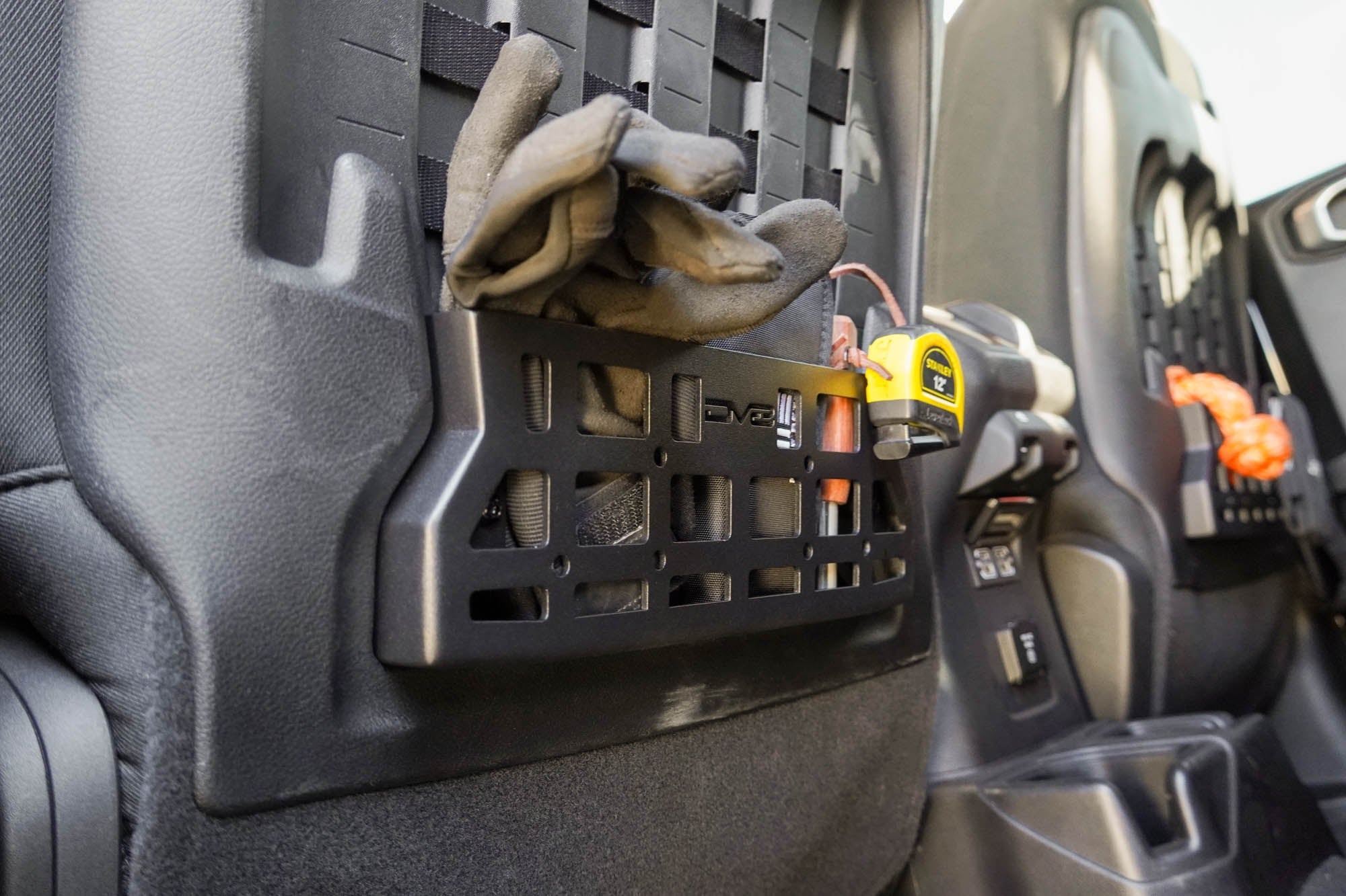 2018 2025 Jeep Wrangler JL JLU Gladiator JT Seat Back Molle Pockets DV8 Offroad