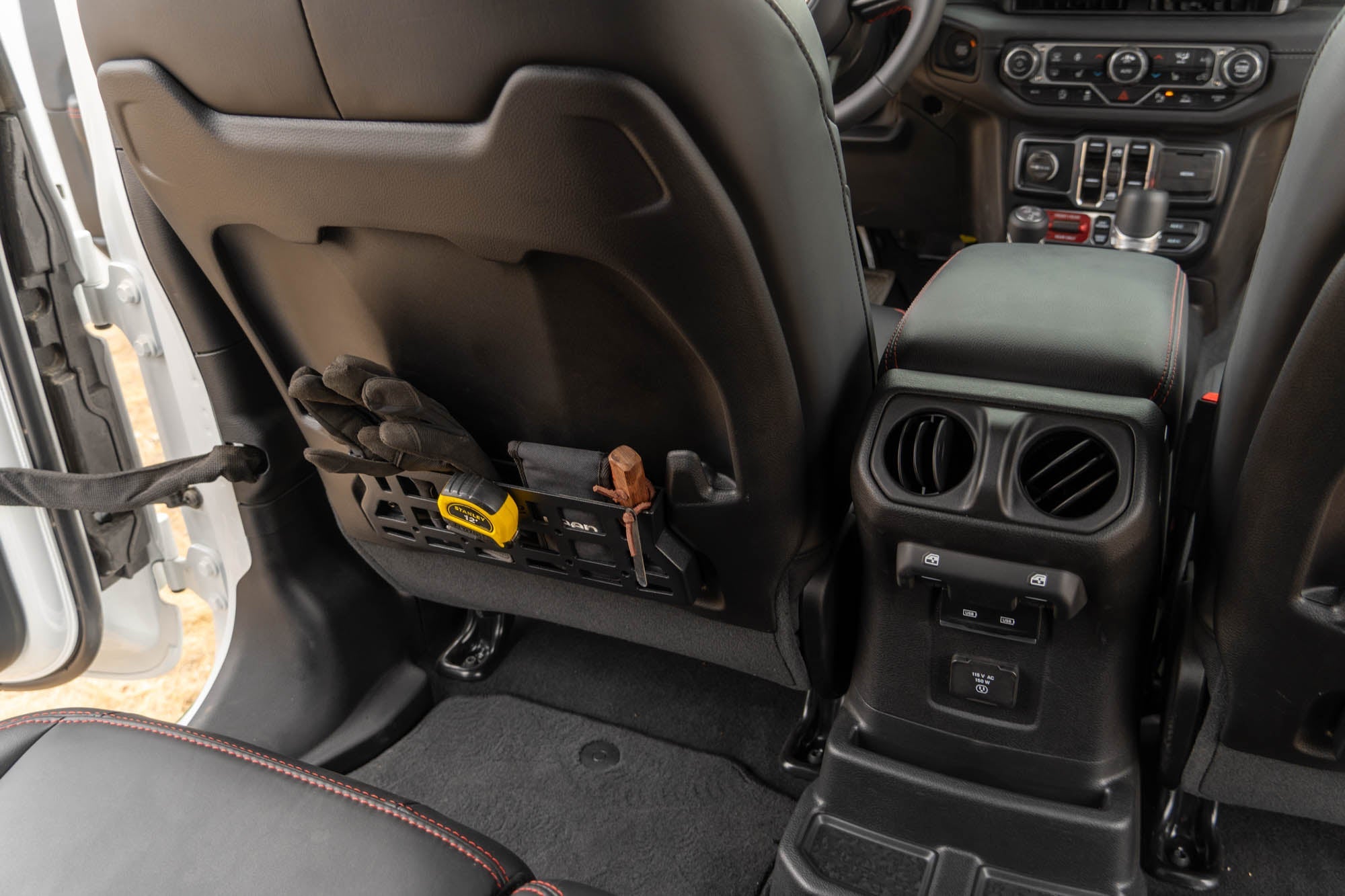 2018 2025 Jeep Wrangler JL JLU Gladiator JT Seat Back Molle Pockets DV8 Offroad