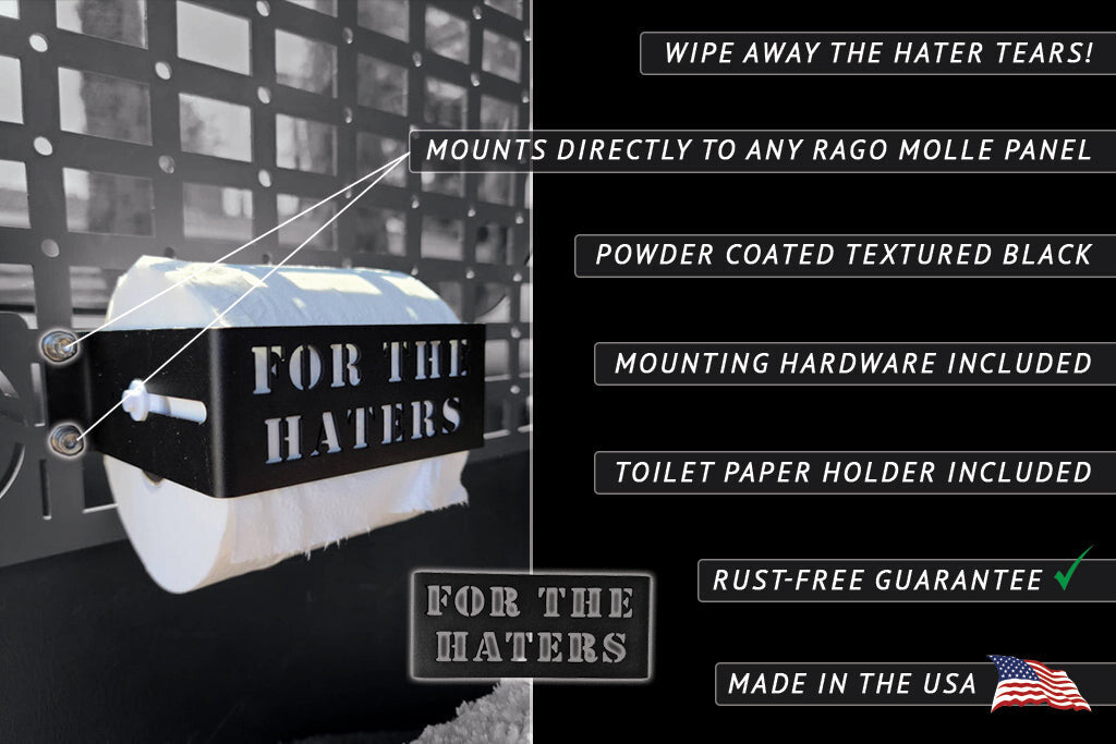 Molle Panel Toilet Paper Holder Rago Fabrication