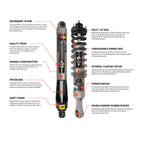 03-24 Toyota 4Runner MT64 Suspension Lift Kit 2.5 in Front 220-330 lb / 2 in Rear