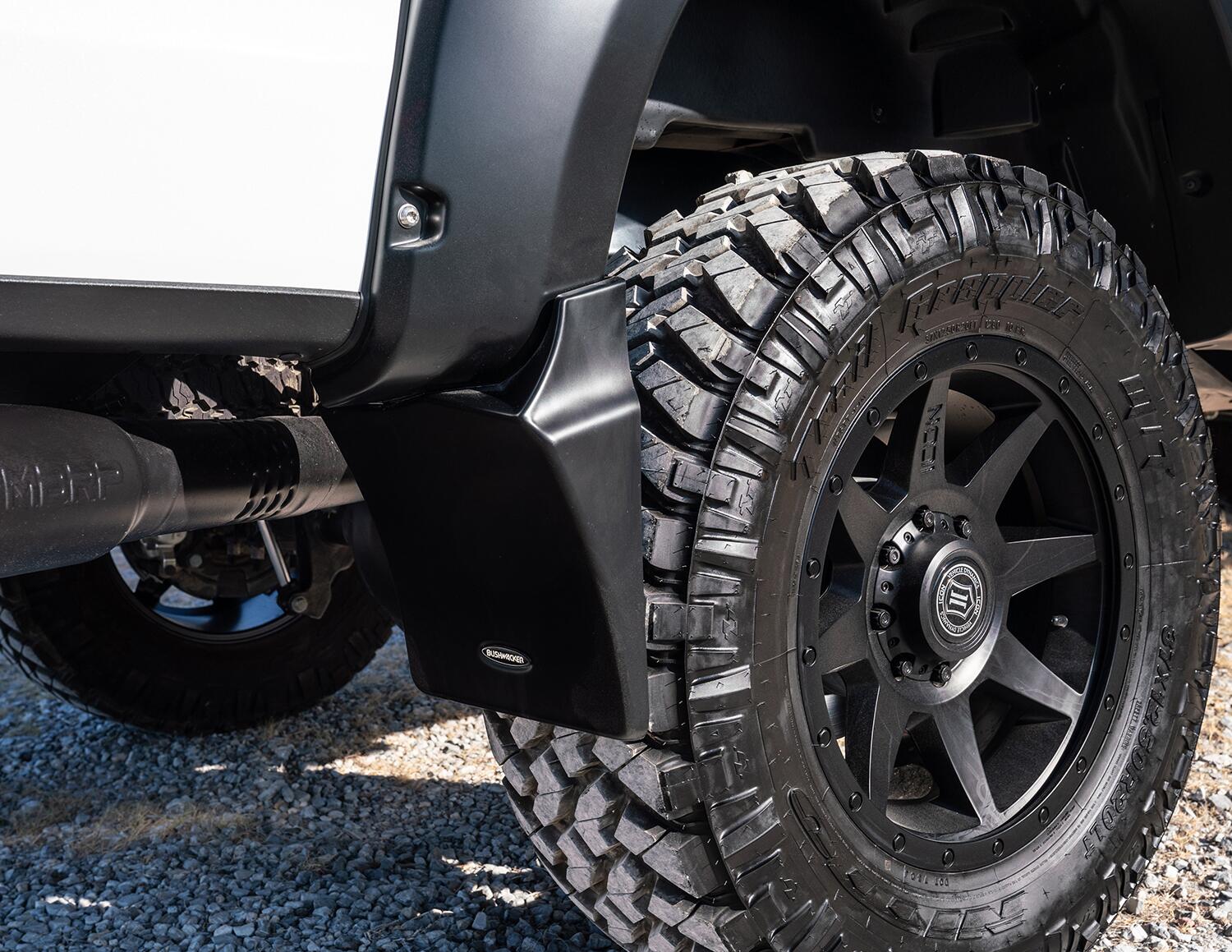 Trail Armor Mud Flaps For 19-21 Chevrolet Silverado 1500 2022 Chevrolet Silverado 1500 Ltd Bushwacker