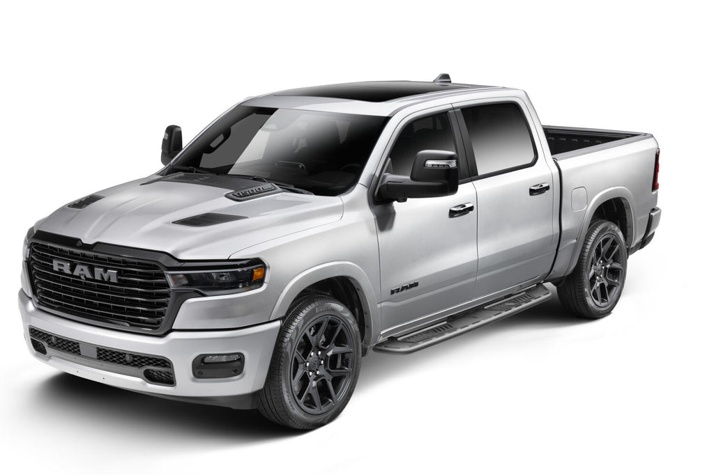 Roan Running Board Cab Length (2 Steps per Side) 2019-2025 (New Body Style) Ram 1500 Crew Cab Textured Black NFab