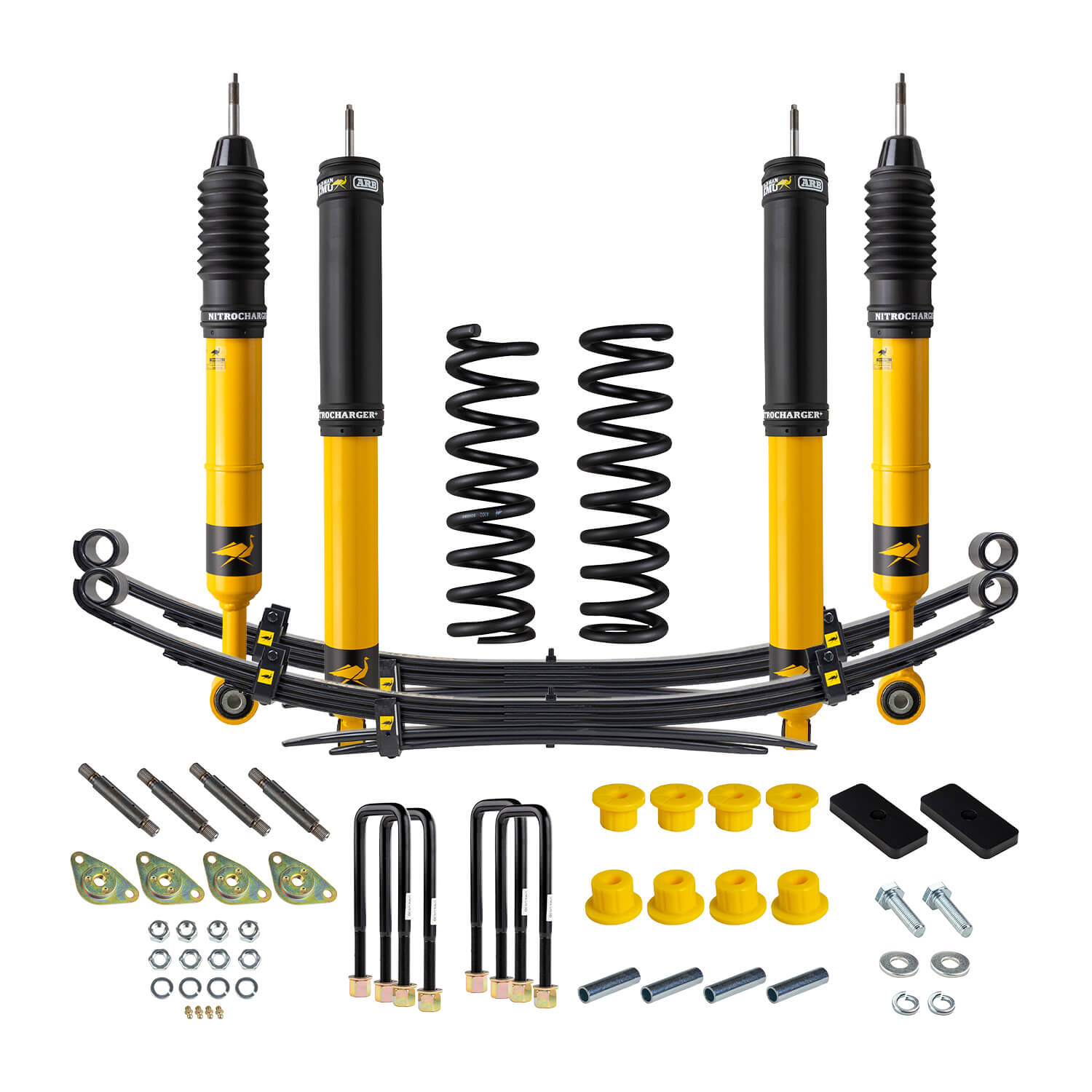 05-15 Toyota Tacoma Nitrocharger Plus Suspension Lift Kit 2 in Front 0-330 lb / 2 in Rear