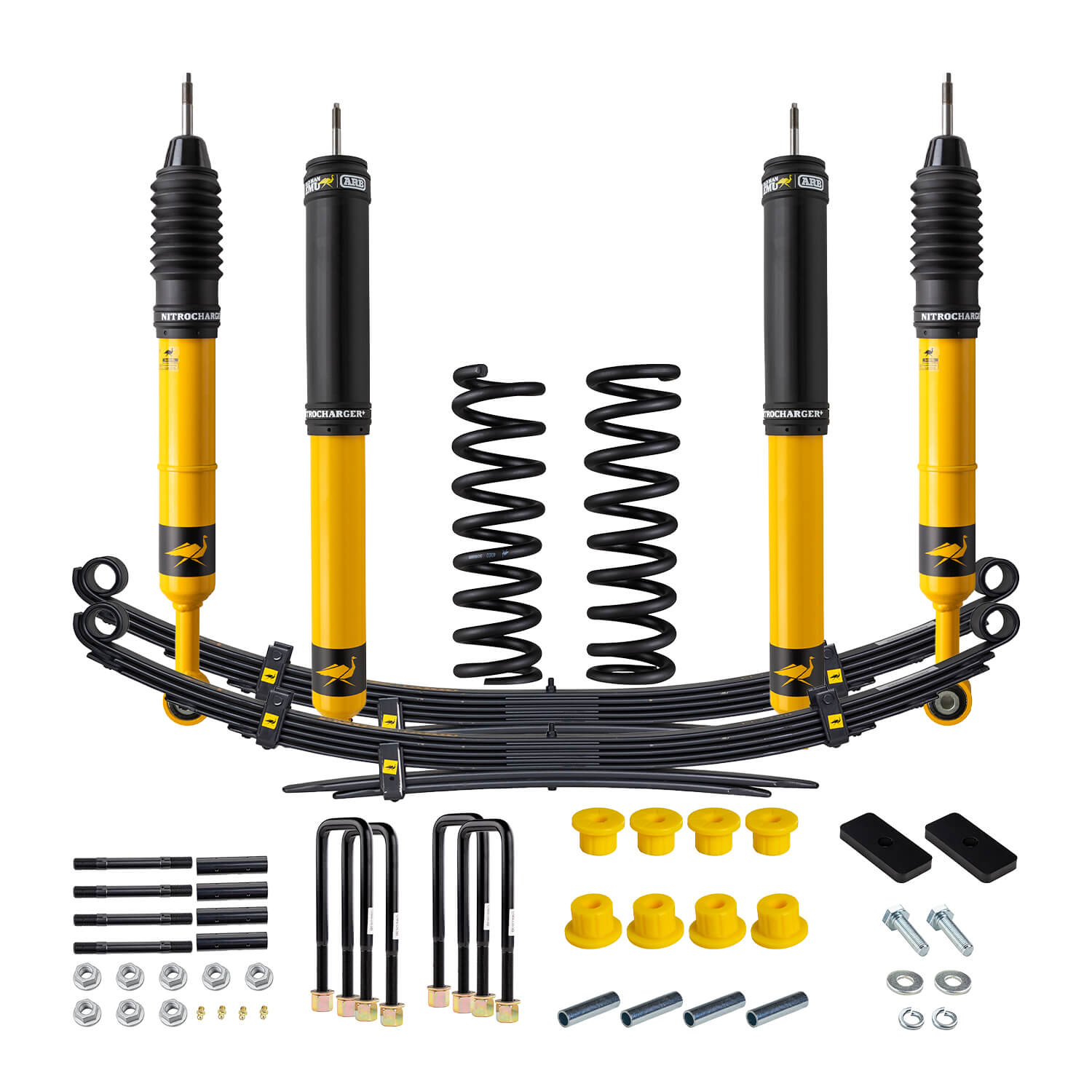 05-15 Toyota Tacoma Nitrocharger Plus Suspension Lift Kit 2 in Front 0-330 lb / 2 in Rear 660 lb