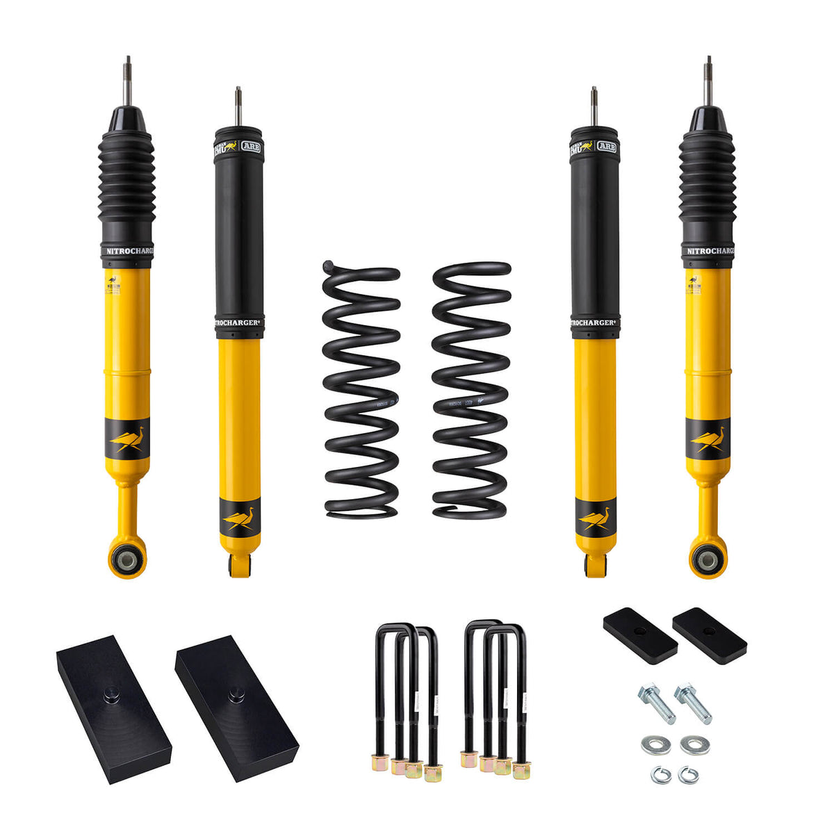 16-23 Toyota Tacoma Nitrocharger Plus Suspension Lift Kit 2 in Front / 1.25 in Rear