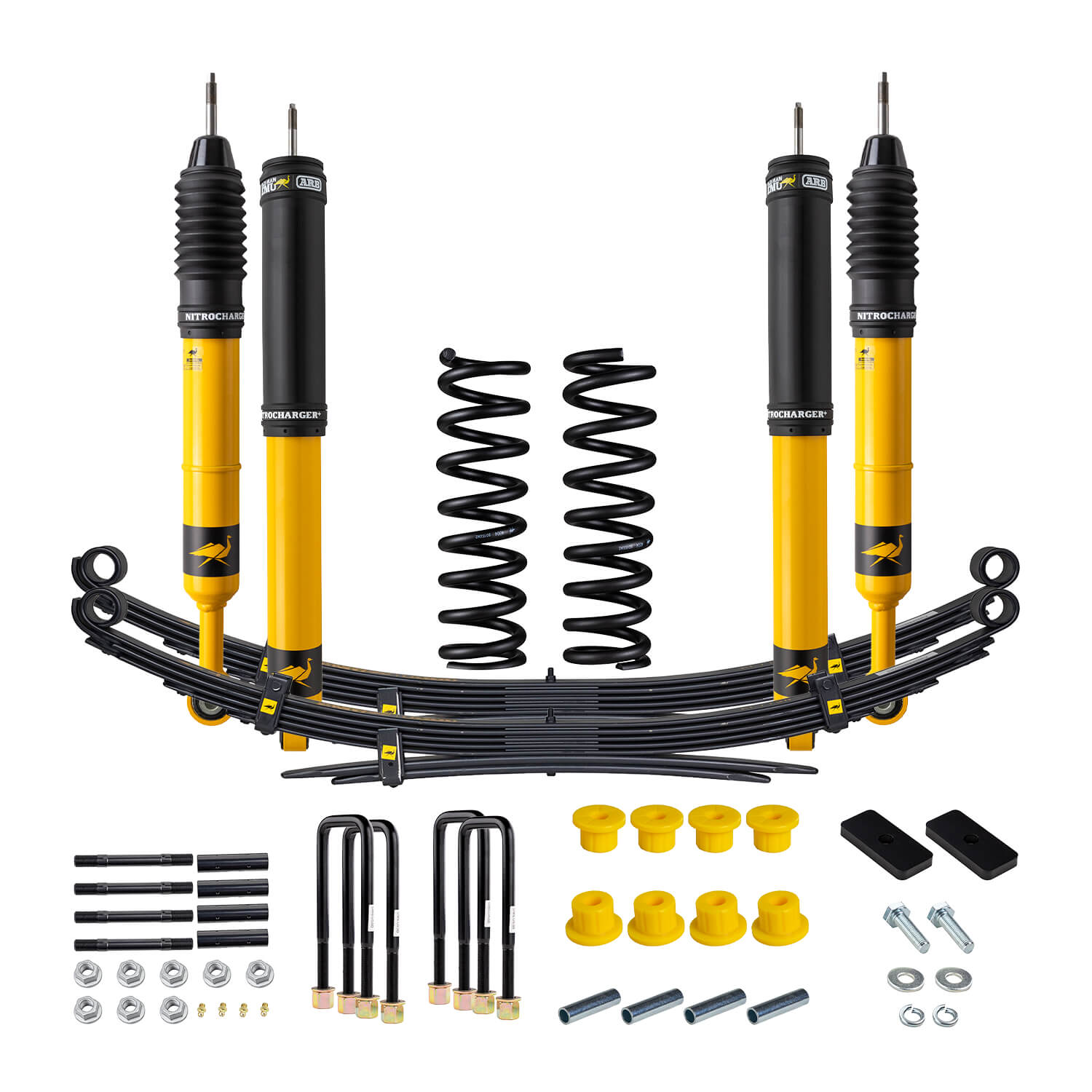 16-23 Toyota Tacoma Nitrocharger Plus Suspension Lift Kit 2 in Front 220-330 lb / 2 in Rear 600 lb