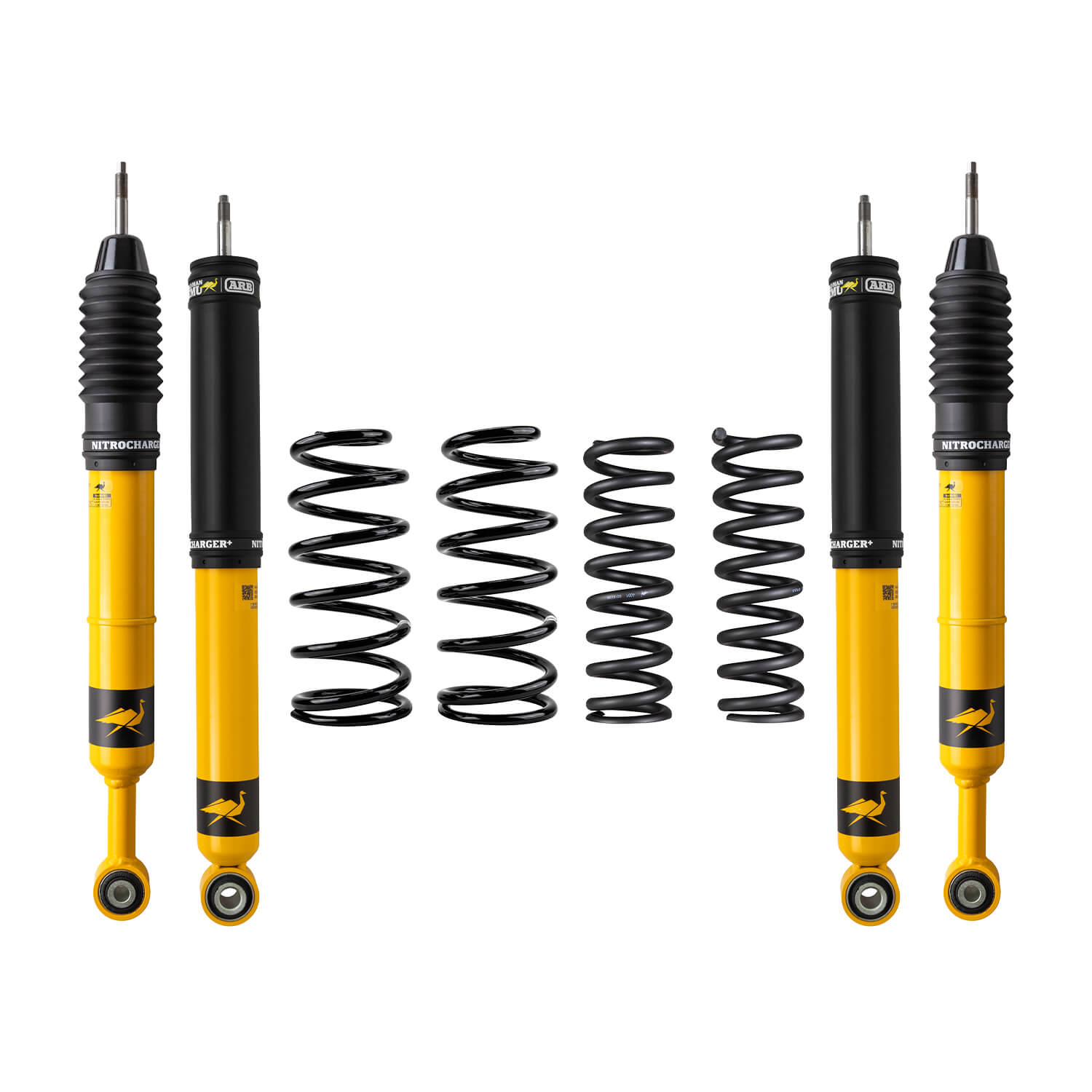 03-09 Toyota 4Runner Nitrocharger Plus Suspension Lift Kit 1-2 in Front 0-330 lb / 2 in Rear 330 lb