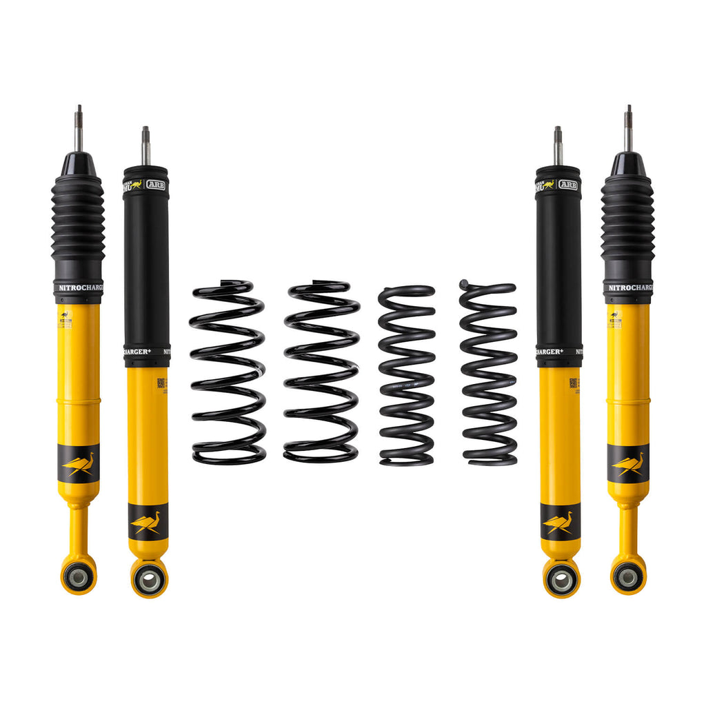 03-09 Toyota 4Runner Nitrocharger Plus Suspension Lift Kit 1-2 in Front 0-330 lb / 2 in Rear 660 lb