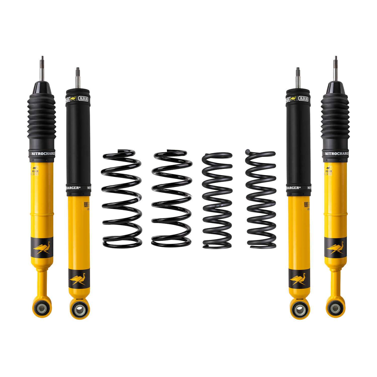 03-09 Toyota 4Runner Nitrocharger Plus Suspension Lift Kit 1-2 in Front 0-330 lb / 2 in Rear 660 lb