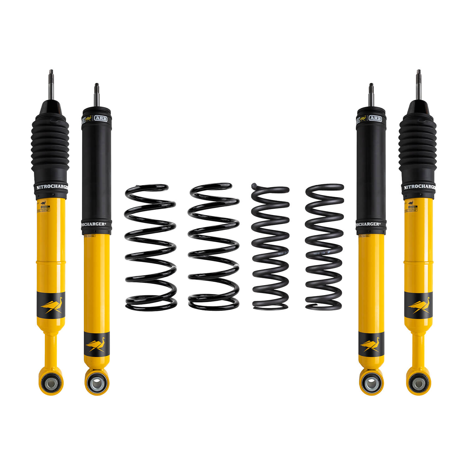 10-24 Toyota 4Runner Nitrocharger Plus Suspension Lift Kit 2.5 in Front 220-330 lb / 2 in Rear 440 lb