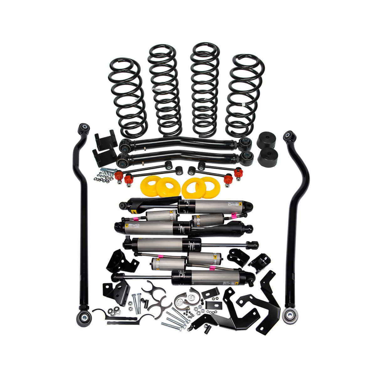 18-25 Jeep Wrangler Light Load Suspension Lift Kit with BP-51 Bypass Shocks for 2-Door Models