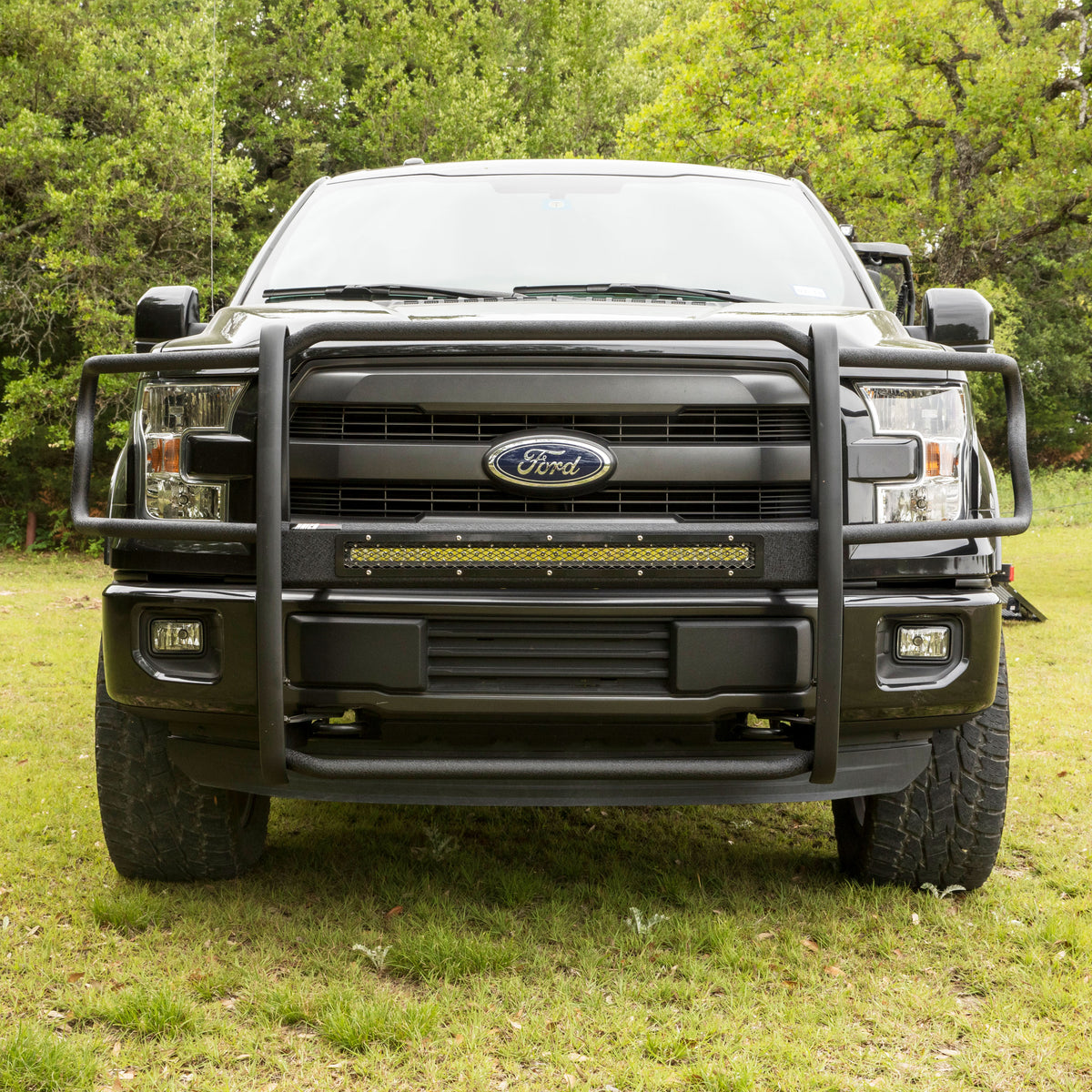 ARIES Pro Series Black Steel Grille Guard, 2015-2020 Ford F-150