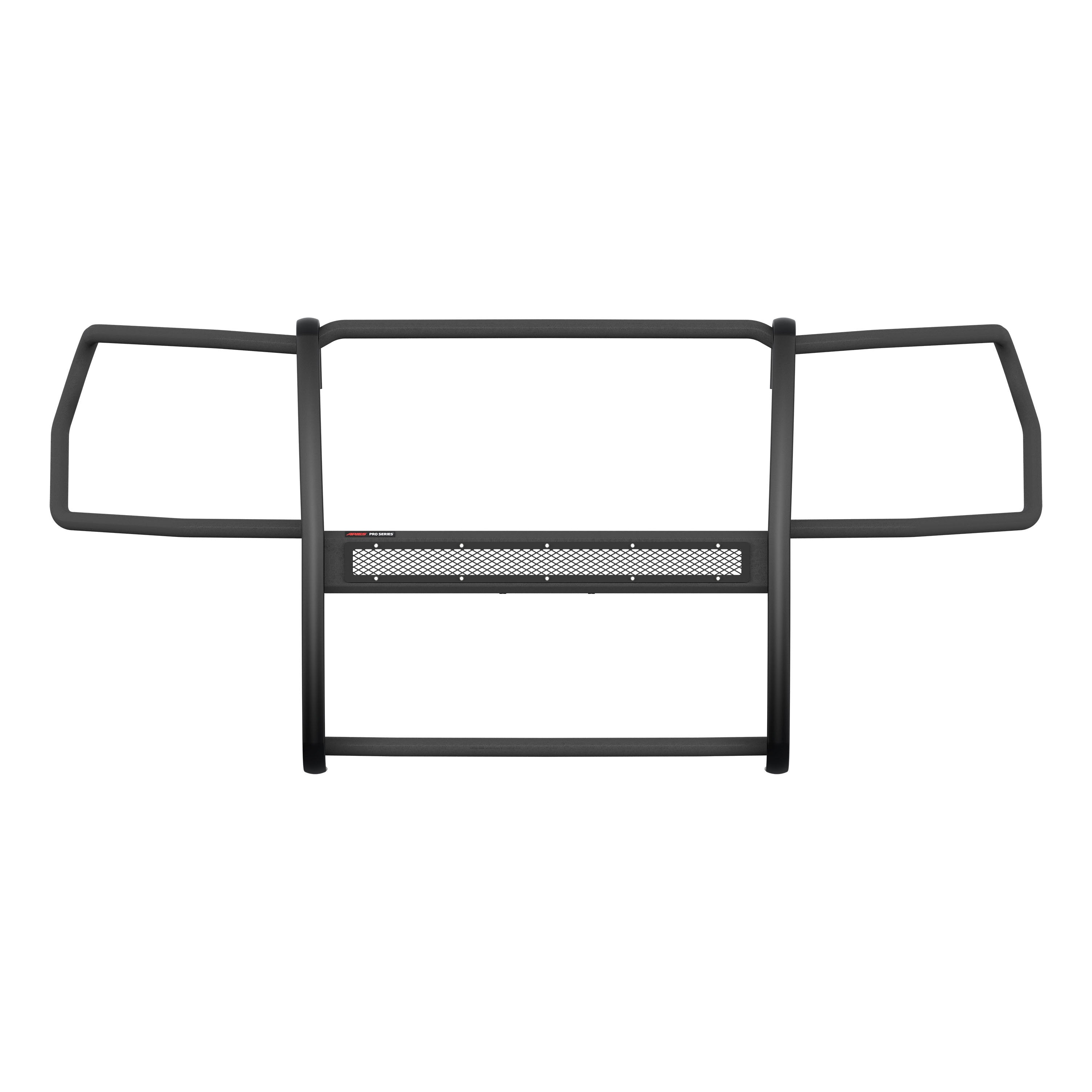 ARIES Pro Series Black Steel Grille Guard, 2019-2021 Chevy Silverado 1500