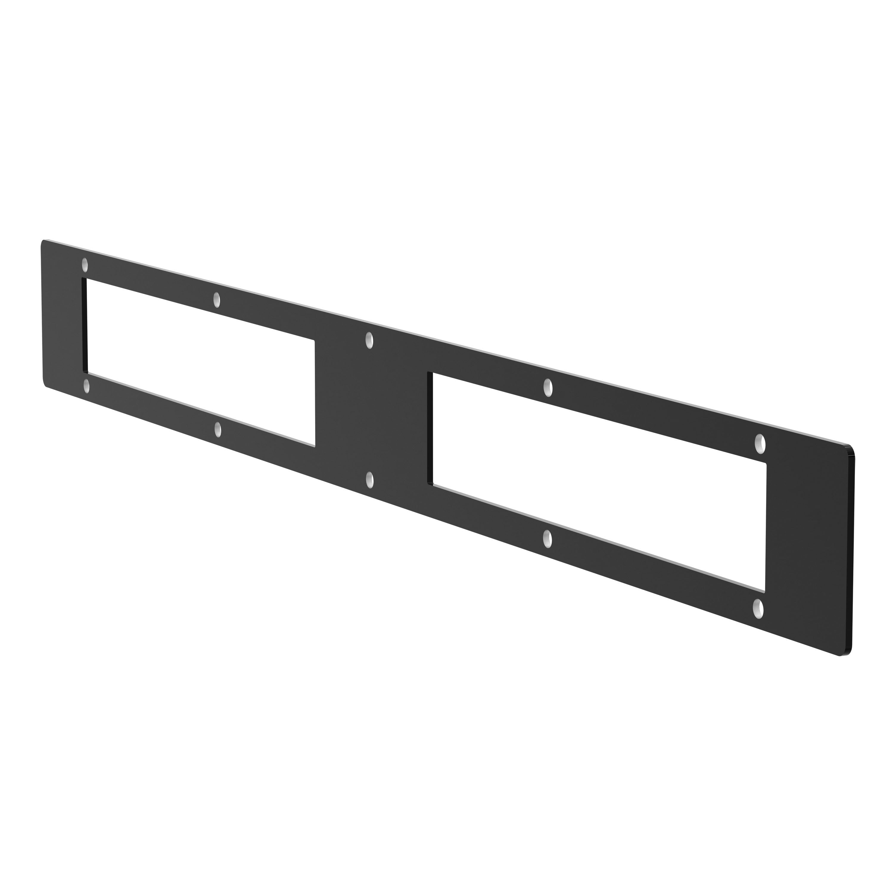 ARIES Pro Series 30-Inch Black Steel Light Bar Cover Plate