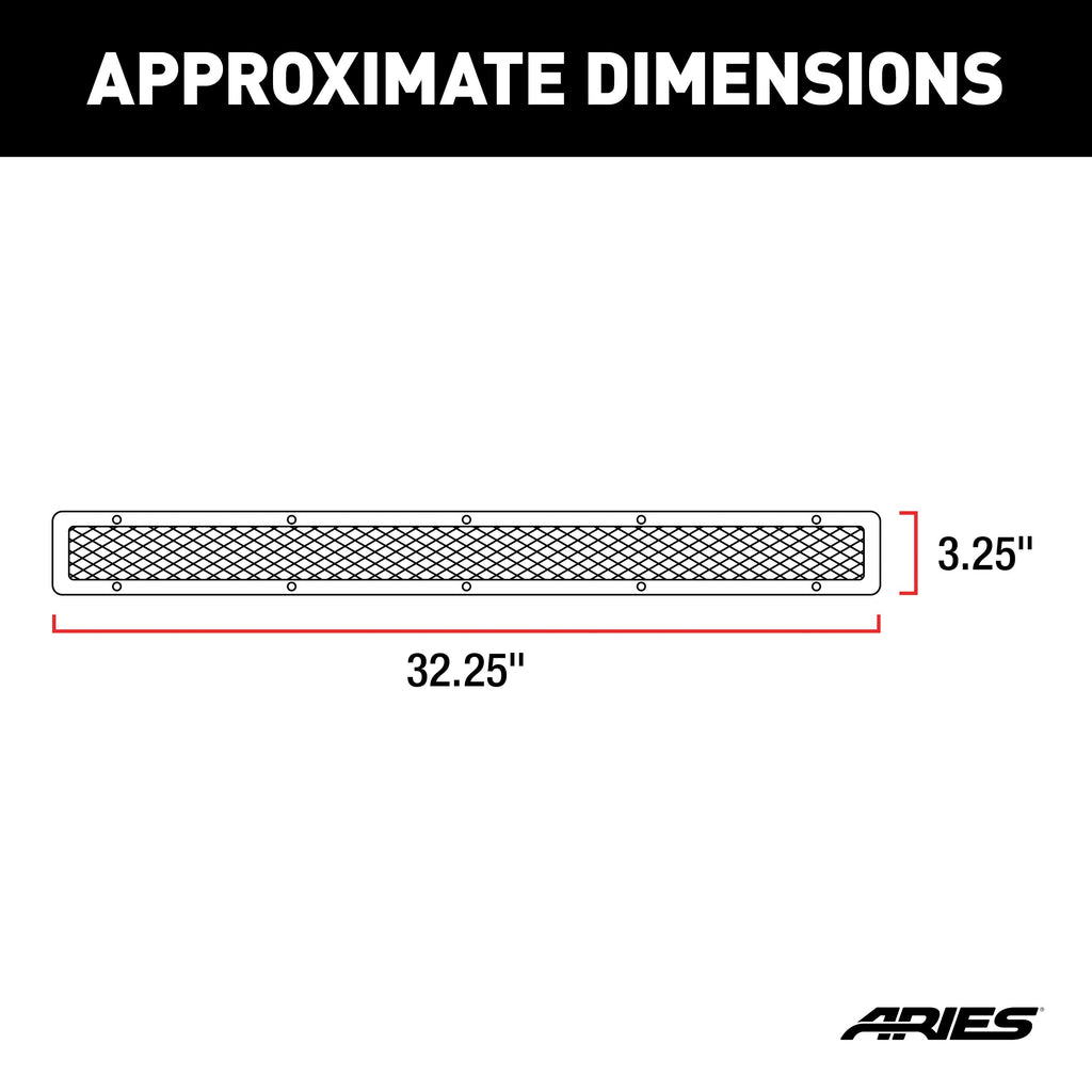 ARIES Pro Series 30-Inch Polished Stainless Light Bar Cover Plate
